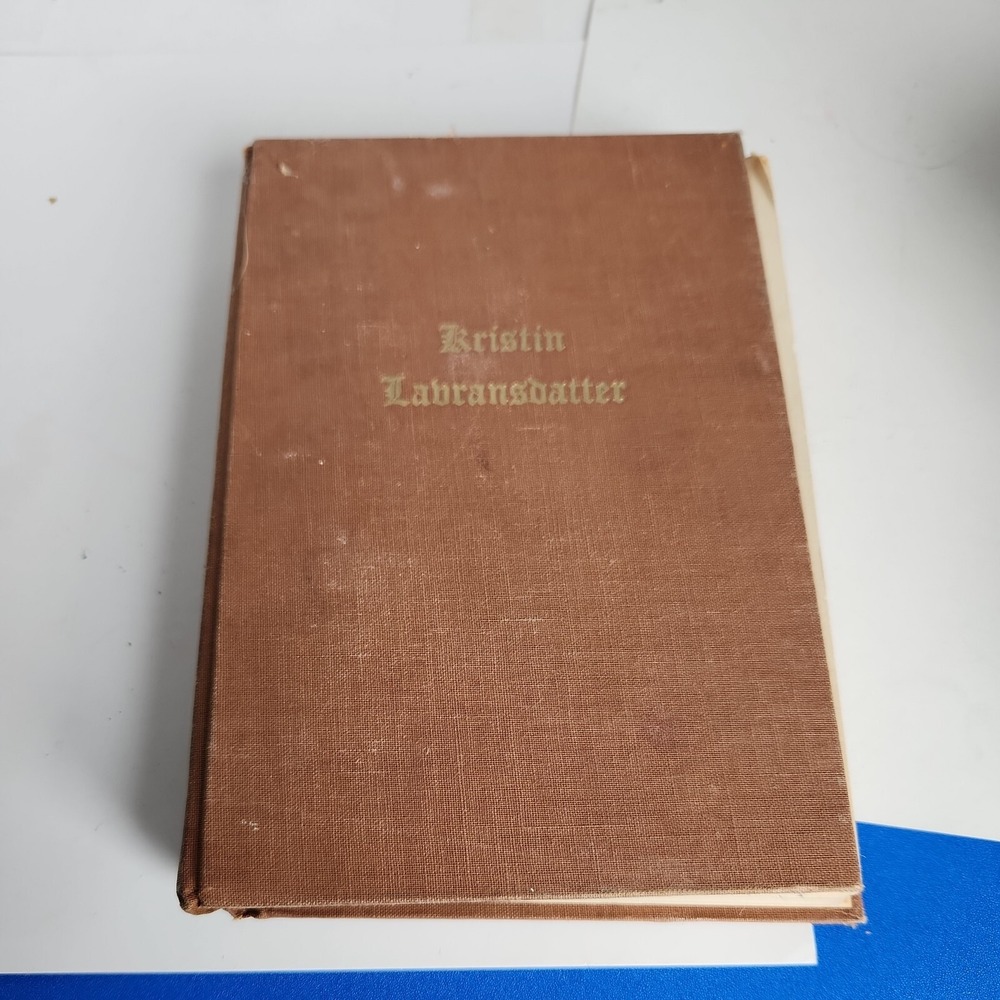 Kristen Labransdatter the cross volume III  (Rev Ed) by Sigrid Undset no dust